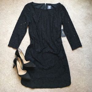 FINAL PRICE! * Vince Camuto Black Lace Dress NWT