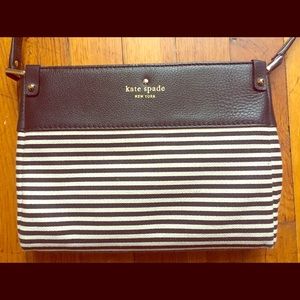 Kate Spade striped crossbody bag