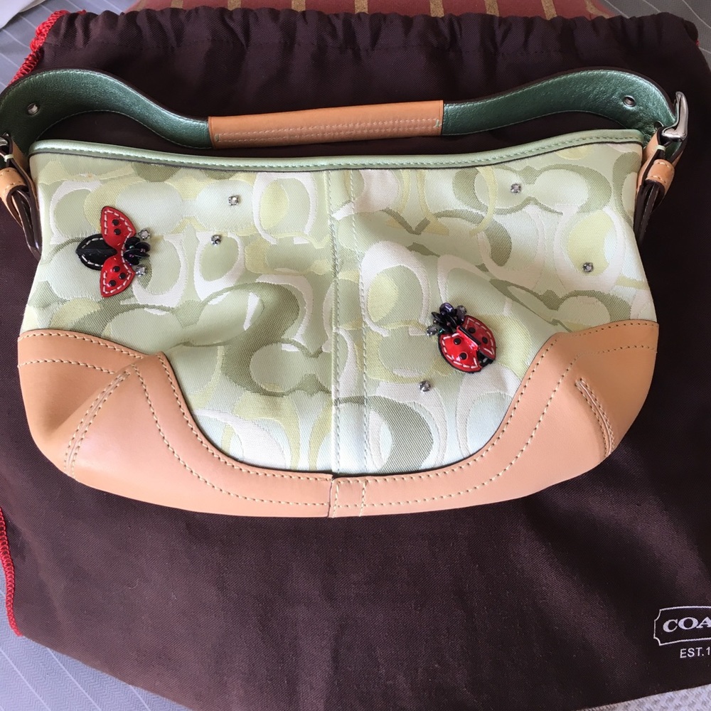 Coach ladybug baguette