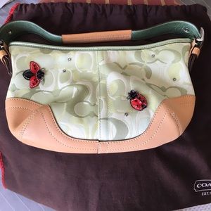 Coach ladybug baguette