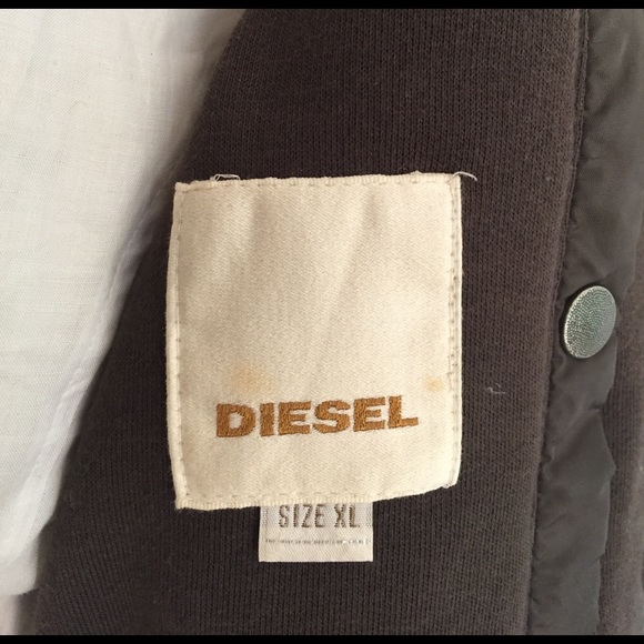 Diesel Polyester Bomber Jacket - Picture 3 of 4