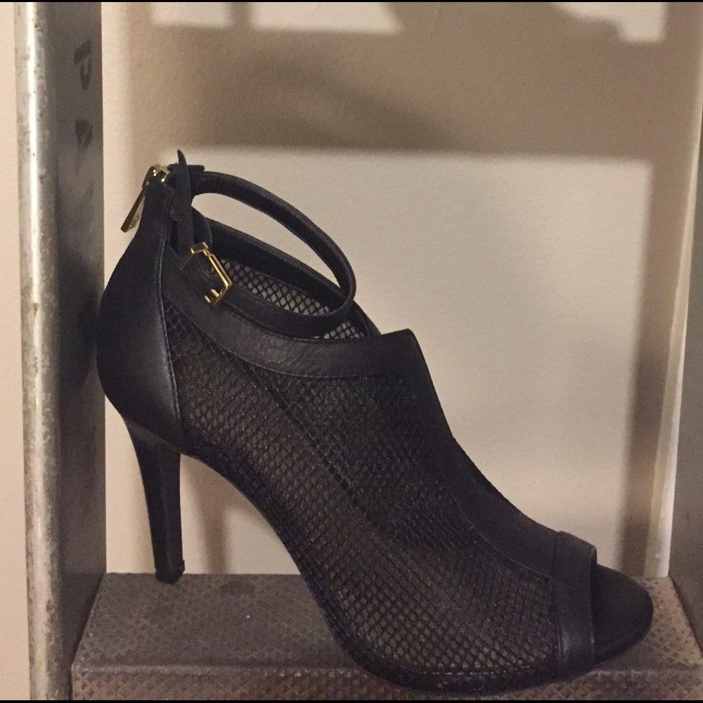 Jessica Simpson mesh ankle strap peep-toe