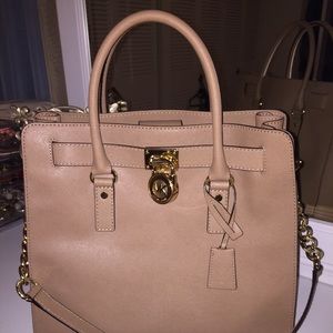 Michael Kors Hamilton Large Bag Dark Khaki