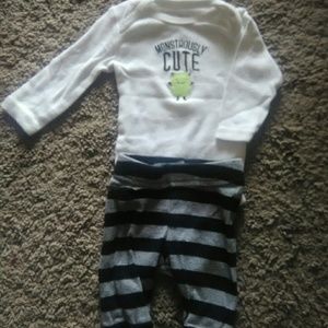 Monstrously Cute NB outfit by Carter's