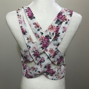 Floral crop top