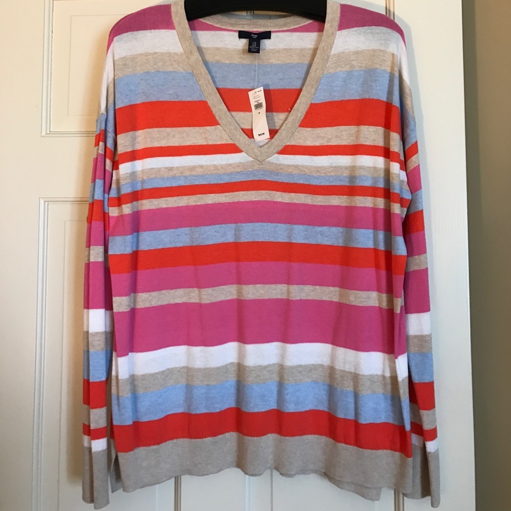 Lightweight striped sweater