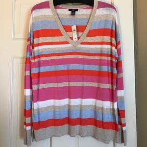 Lightweight striped sweater