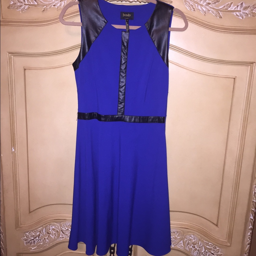 Laundry Royal Blue with Black dress size 8