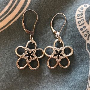 Sterling daisy earrings-maybe Brighton?