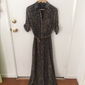 Maxi Snake Print Dress