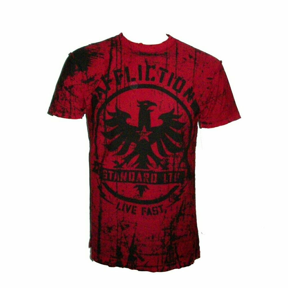 New Affliction Reversible T Shirt Medium