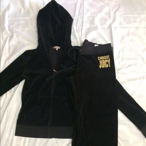Juicy Couture Black Track Suit