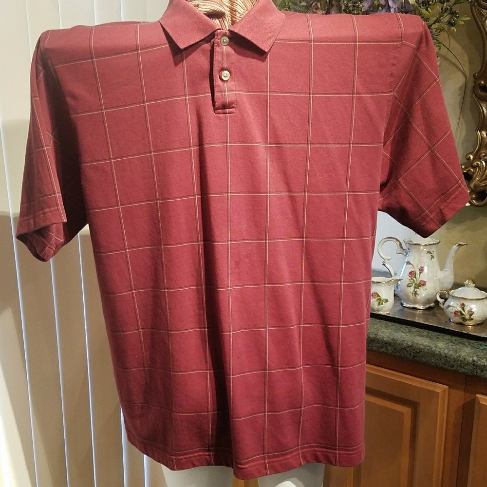 Short sleeve Van Heusen cranberry Polo