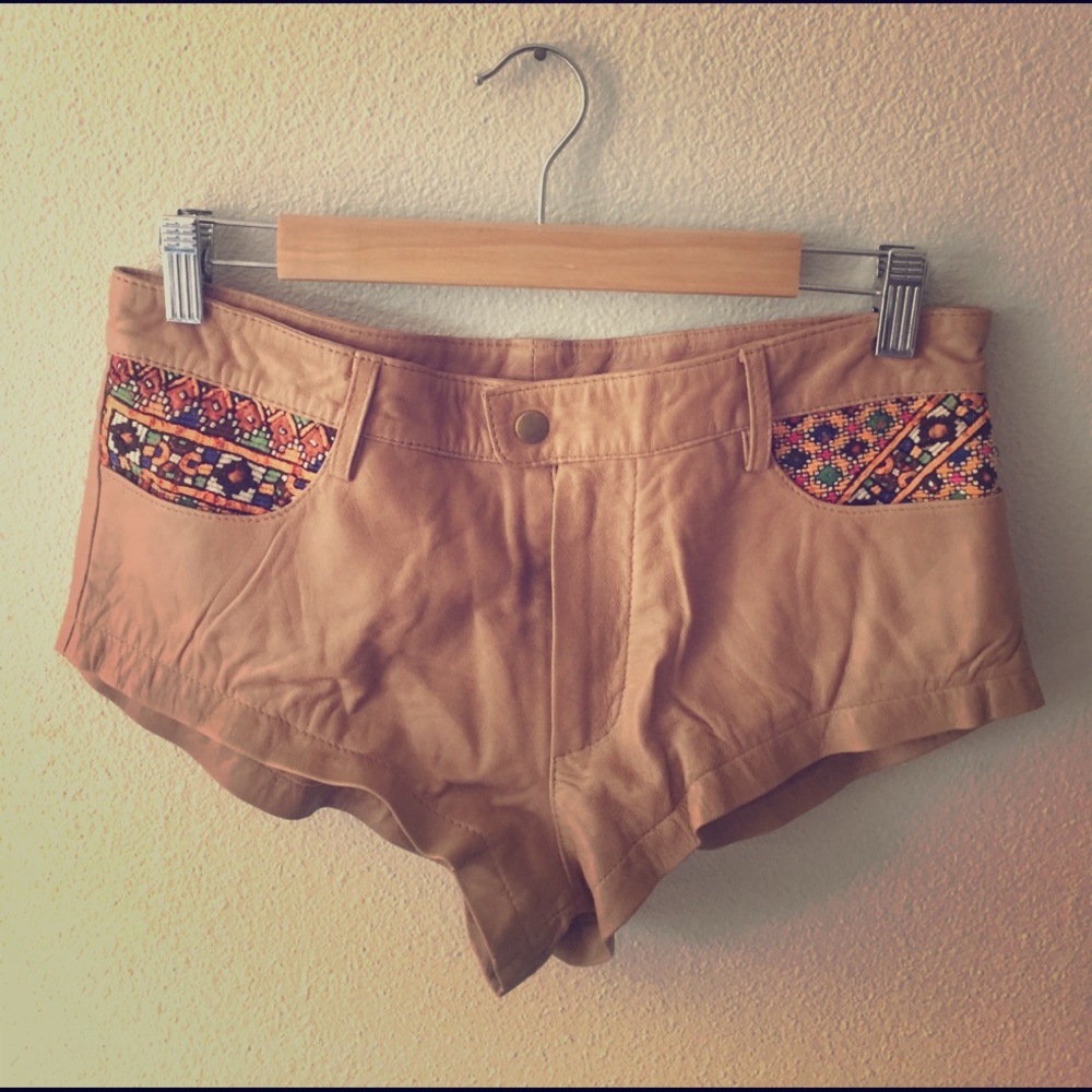 Spell and the Gypsy FREEWHEELIN' LEATHER SHORTS