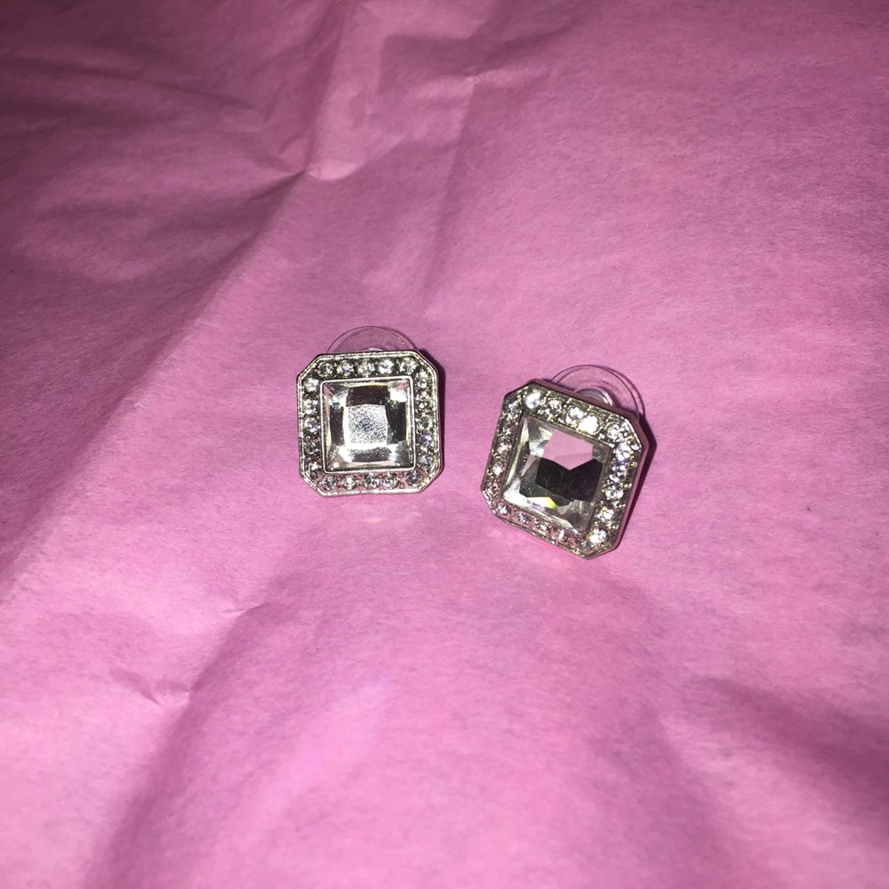New rhinestone earrings.