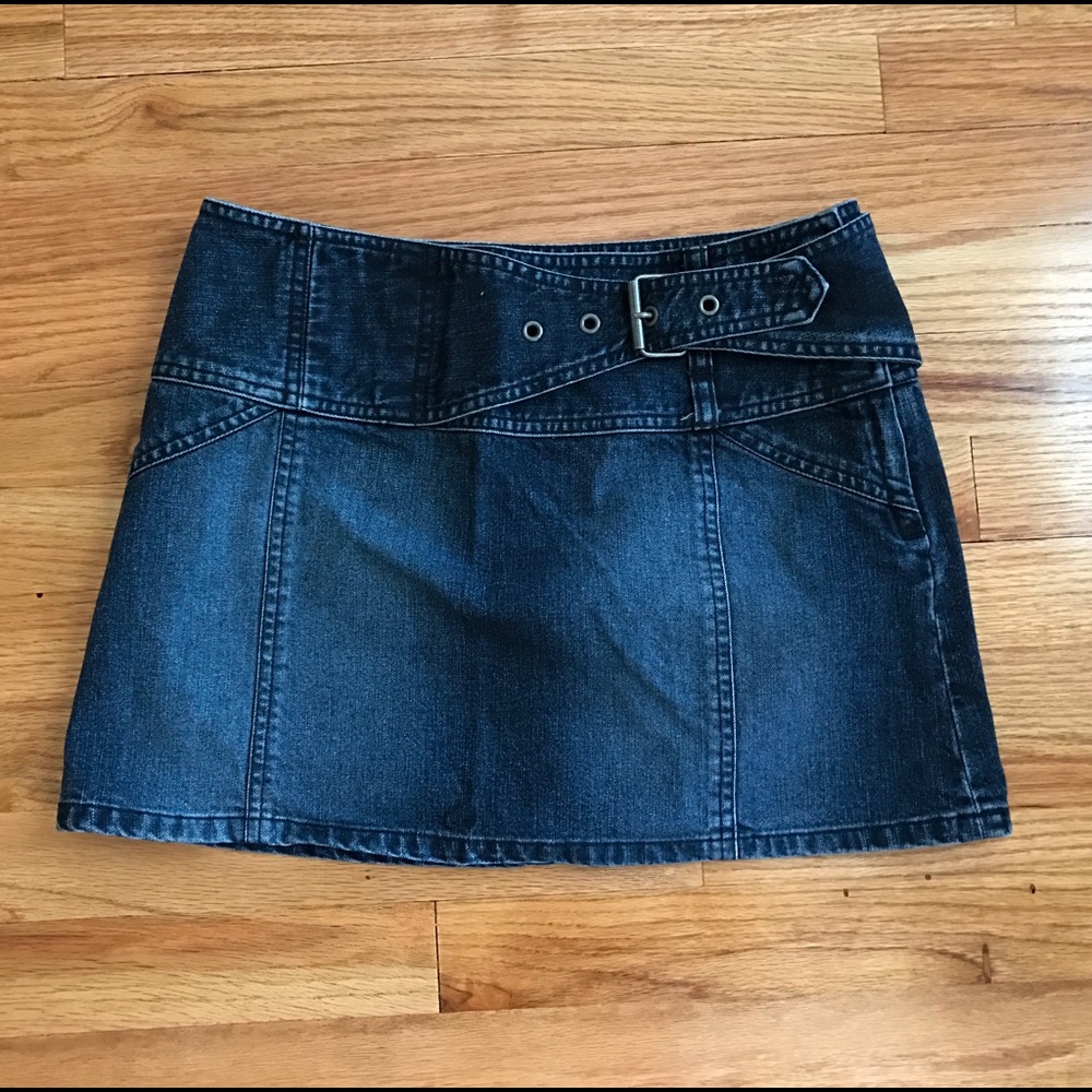 Armani Exchange Denim Mini Skirt