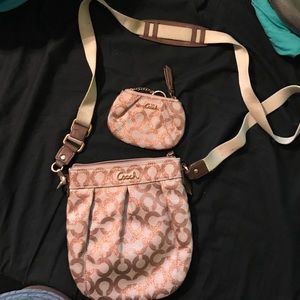 Coach Purse with coin purse.