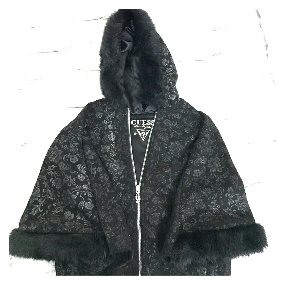 Girls guess cape  coat