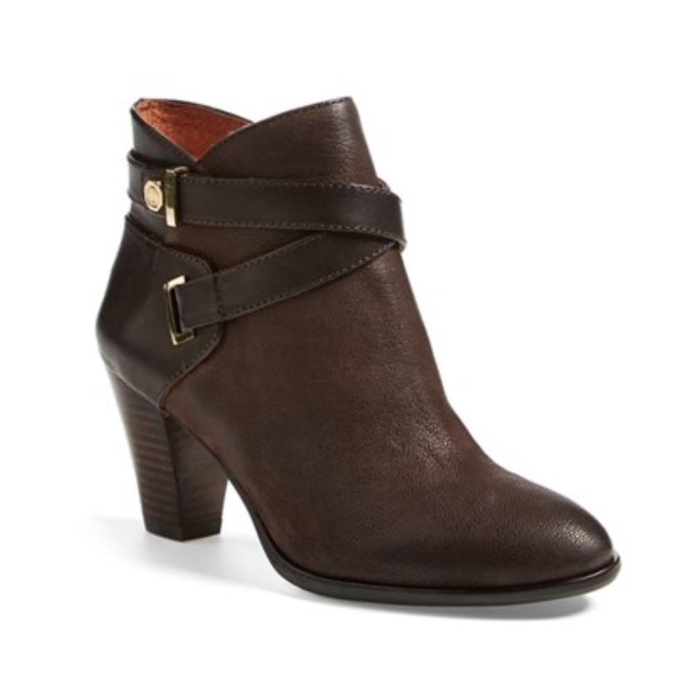 Louise et Cie 'Ranier' Leather Bootie - Dark Brown