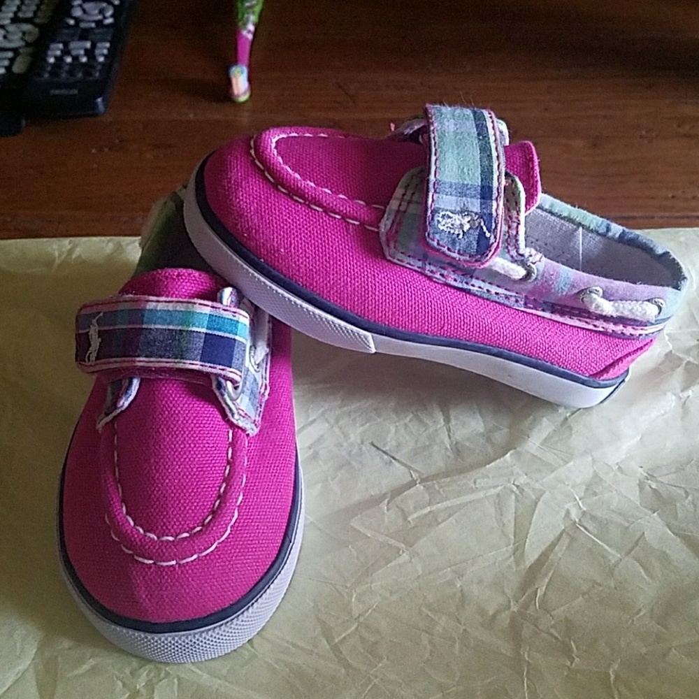 Ralph Lauren polo boat shoes toddler