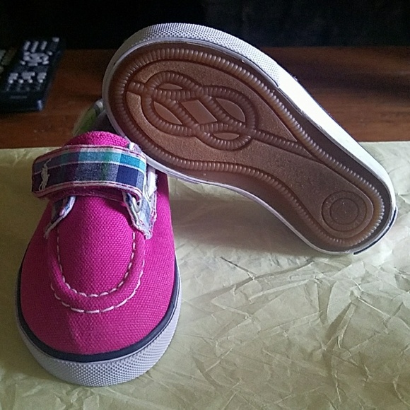 Ralph Lauren polo boat shoes toddler - Picture 2 of 4