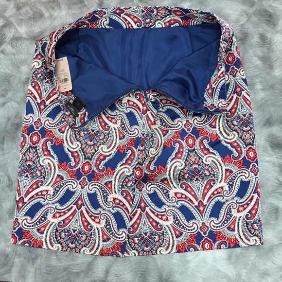Ann Taylor Petite Paisley Skirt NWT - Picture 3 of 4