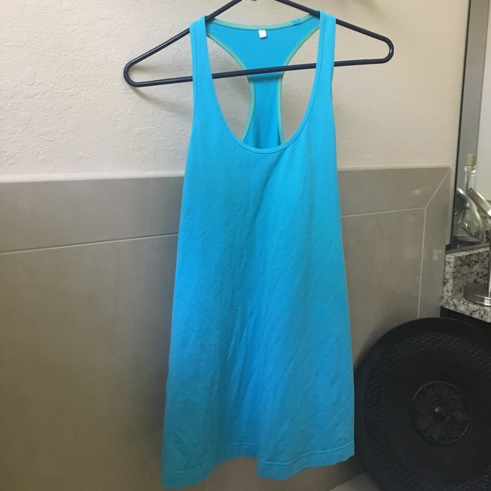 Blue lululemon tank