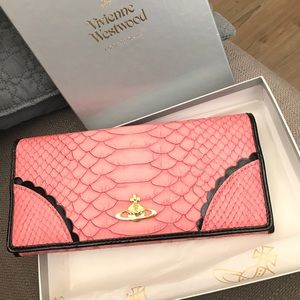 Vivienne Westwood frilly snake wallet