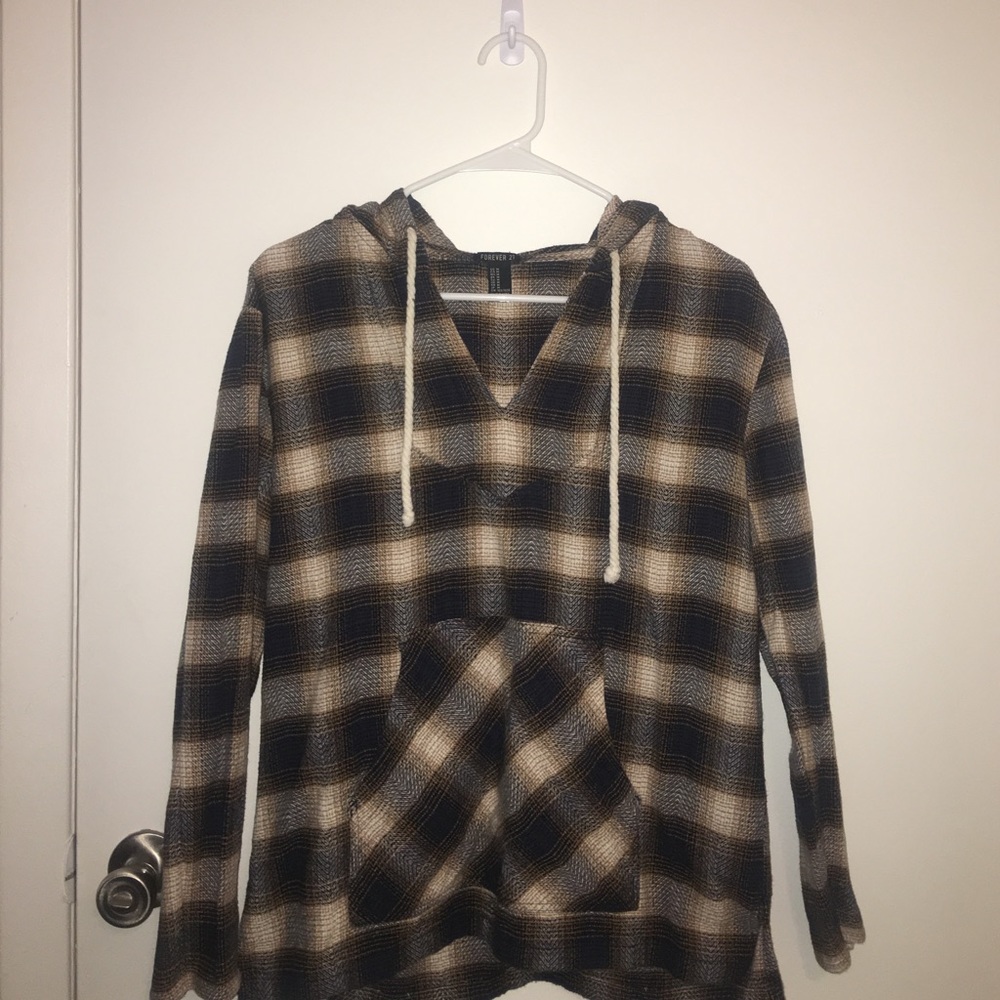 Plaid sweatshir