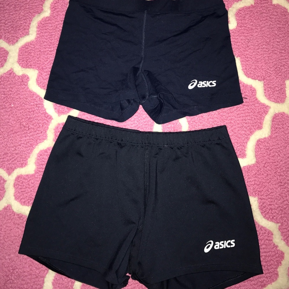 Set of 2- Size small Navy Asics Spandex!