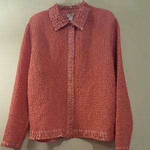 Rafael Women's Peach Blouse Size xl