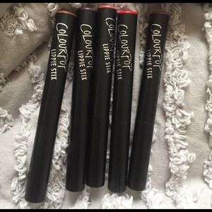 NEVER USED colour pop matte lipsticks