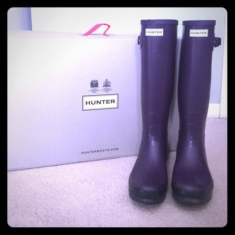 Hunter Boots - Purple
