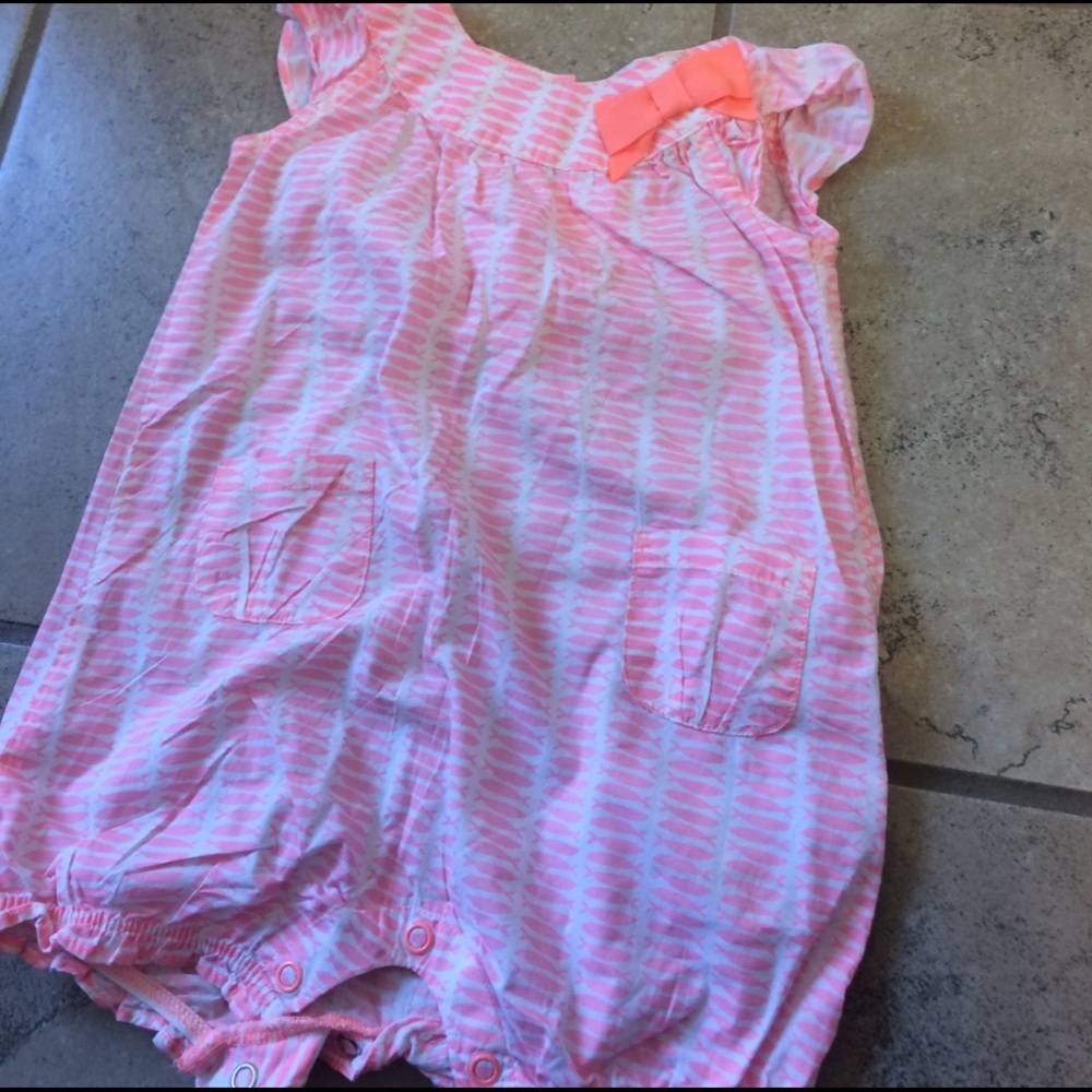 Peach romper