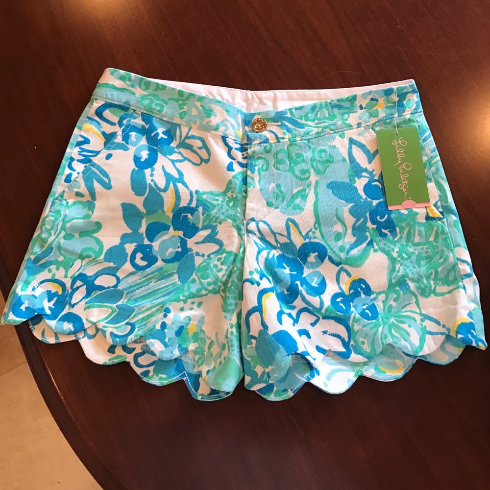 NWT Lilly Pulitzer Buttercup shorts Size 00
