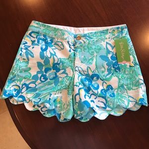 NWT Lilly Pulitzer Buttercup shorts Size 00
