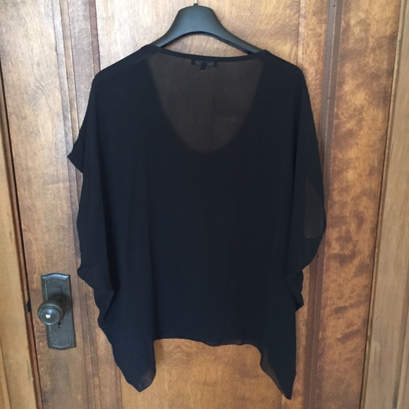 Babaton Aritzia Black Silk Blouse - Picture 3 of 3