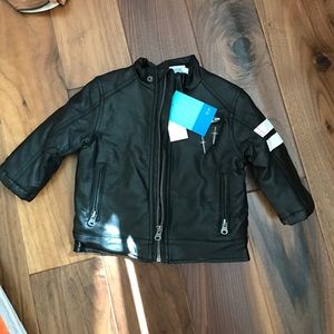 Kids faux leather jacket brand new with tags
