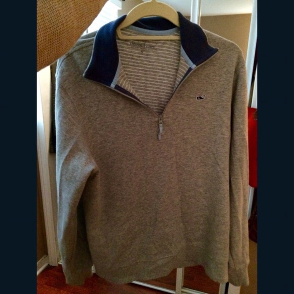 vineyard vines gray pullover