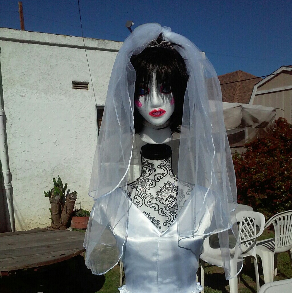 White wedding dress