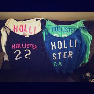 4 Hollister Tank Tops
