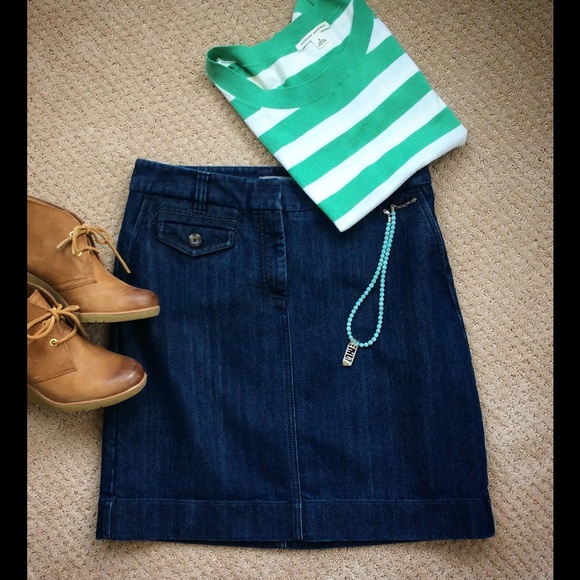 Ann Taylor Dresses & Skirts - Ann Taylor Denim Skirt