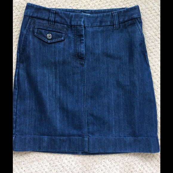 Ann Taylor Denim Skirt - Picture 2 of 5