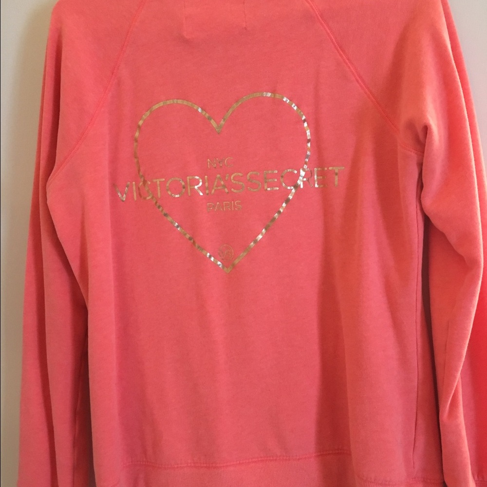 Victoria's Secret full zip hoodie size large
