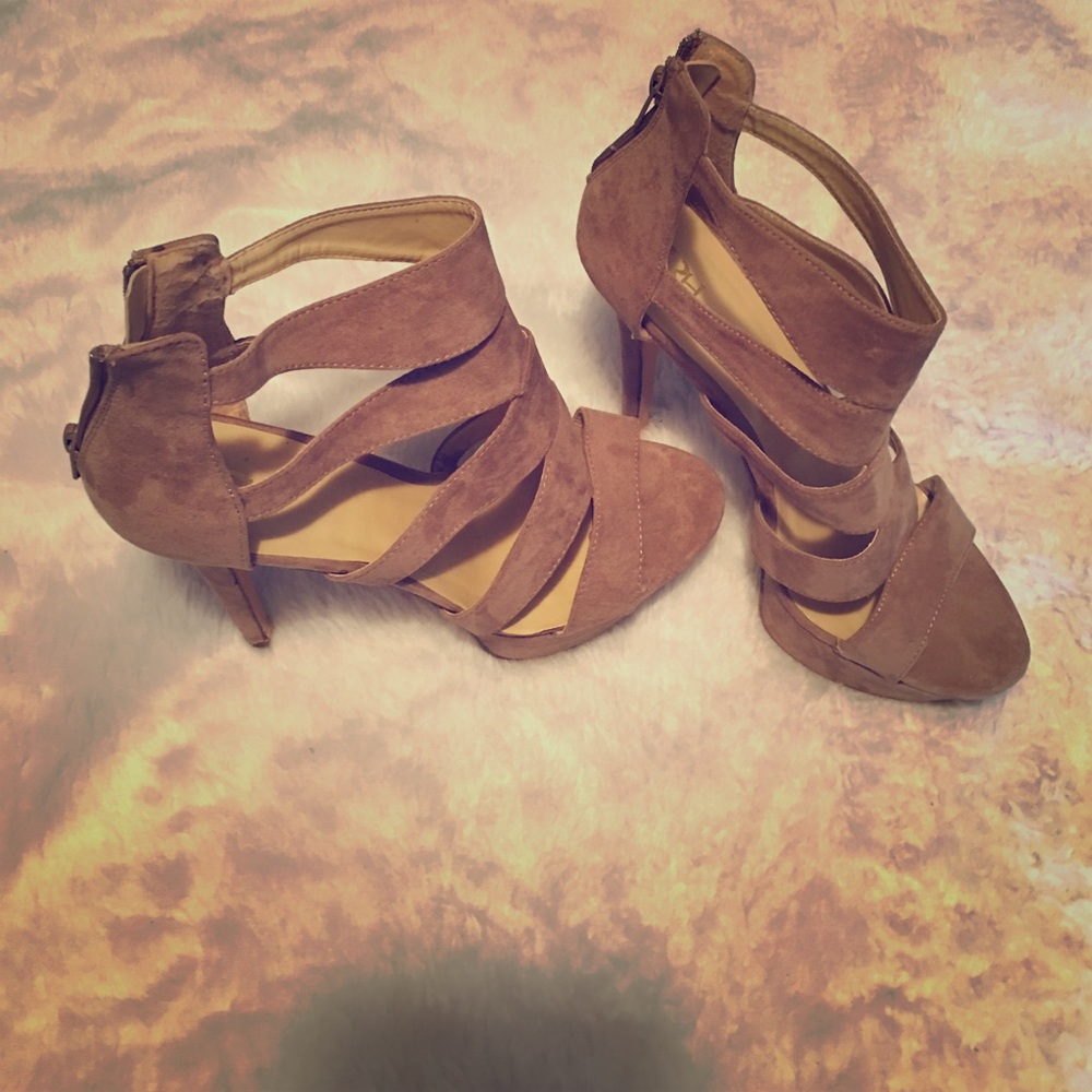 5 inches heel suede like