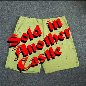 Madison Palm Tree Flat Front Mens Shorts NWT