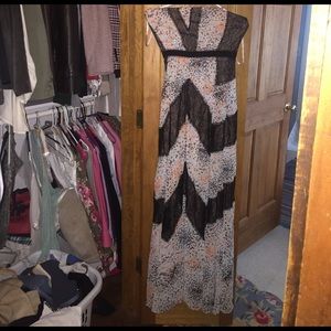 Strapless BCBG dress