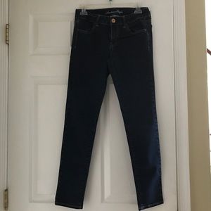 American Eagle blue jeans jeggings size 8