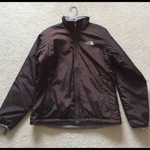 North Face Water-Resistant brown jacket