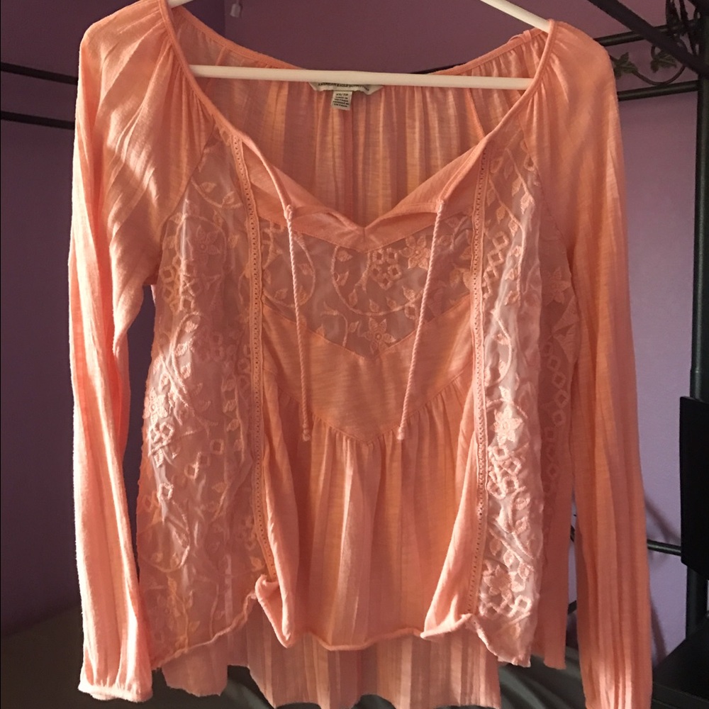 CORAL BLOUSE